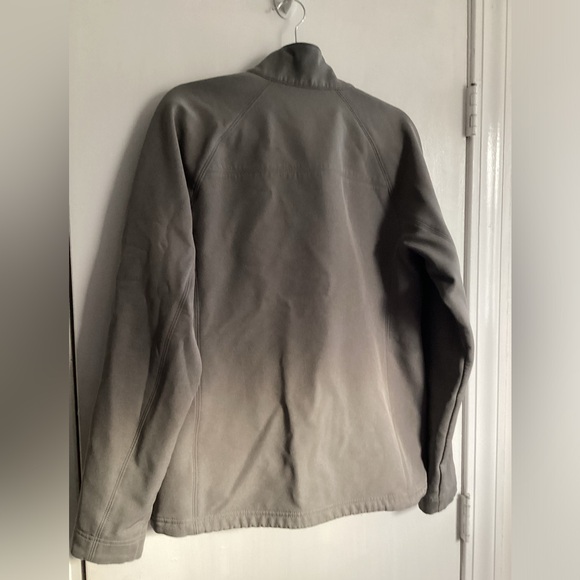 L.L. Bean Beige/Grey Full Zip Jacket - size S Reg - Picture 4 of 8